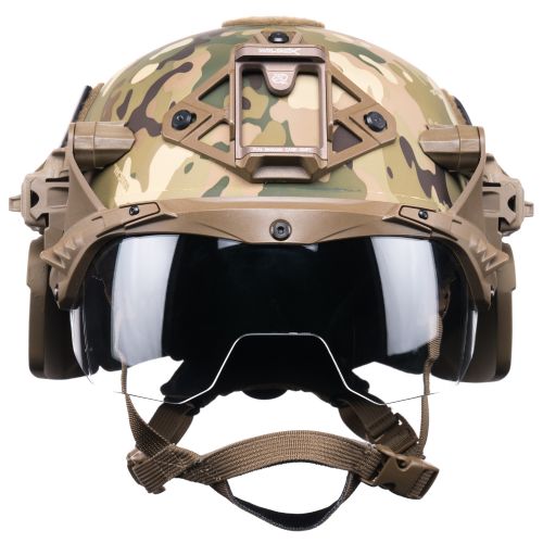 EXFIL Ballistic Ear Covers and EXFIL Ballistic Visor MultiCam